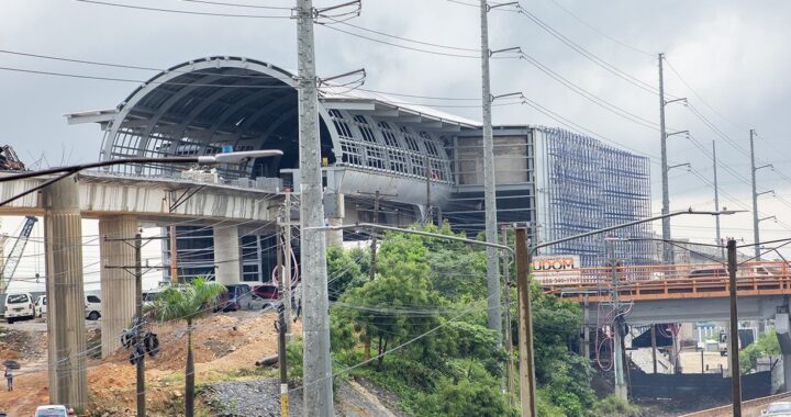 Tramo 2C del Metro Los Alcarrizos registra un 83 % de obra civil