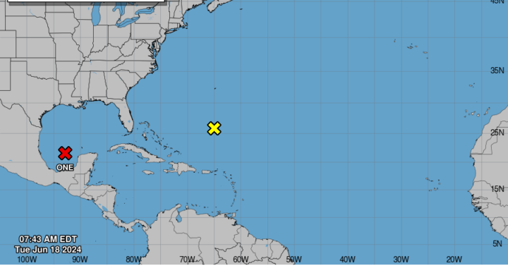 Se forma el primer potencial ciclón tropical de la temporada 2024 en el Atlántico